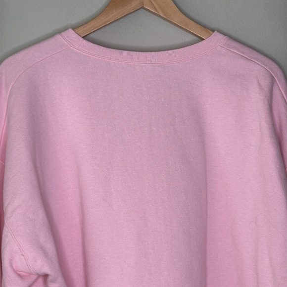 Vintage Santa Crewneck Pullover Sweatshirt in Pink Size XL - Picture 7 of 9